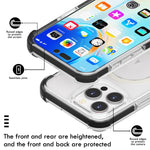 Magnetische, stoßfeste Acrylhülle mit MagSafe, für iPhone 16 Pro Max, für iPhone 16 Pro, für iPhone 16 Plus, für iPhone 16, für iPhone 15 Pro Max