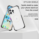 Magnetische, stoßfeste Acrylhülle mit MagSafe, für iPhone 16 Pro Max, für iPhone 16 Pro, für iPhone 16 Plus, für iPhone 16, für iPhone 15 Pro Max