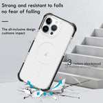 Magnetische, stoßfeste Acrylhülle mit MagSafe, für iPhone 16 Pro Max, für iPhone 16 Pro, für iPhone 16 Plus, für iPhone 16, für iPhone 15 Pro Max