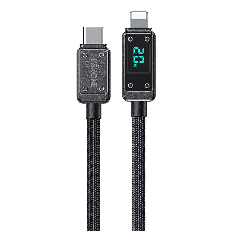 WK WDC-08 PD 20W USB-C/Typ-C auf 8-poliges Digitalanzeige-Datenkabel, Länge: 1m, WDC-08