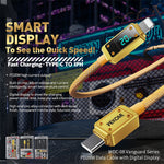 WK WDC-08 PD 20W USB-C/Typ-C auf 8-poliges Digitalanzeige-Datenkabel, Länge: 1m, WDC-08