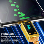 WK WDC-08 PD 20W USB-C/Typ-C auf 8-poliges Digitalanzeige-Datenkabel, Länge: 1m, WDC-08