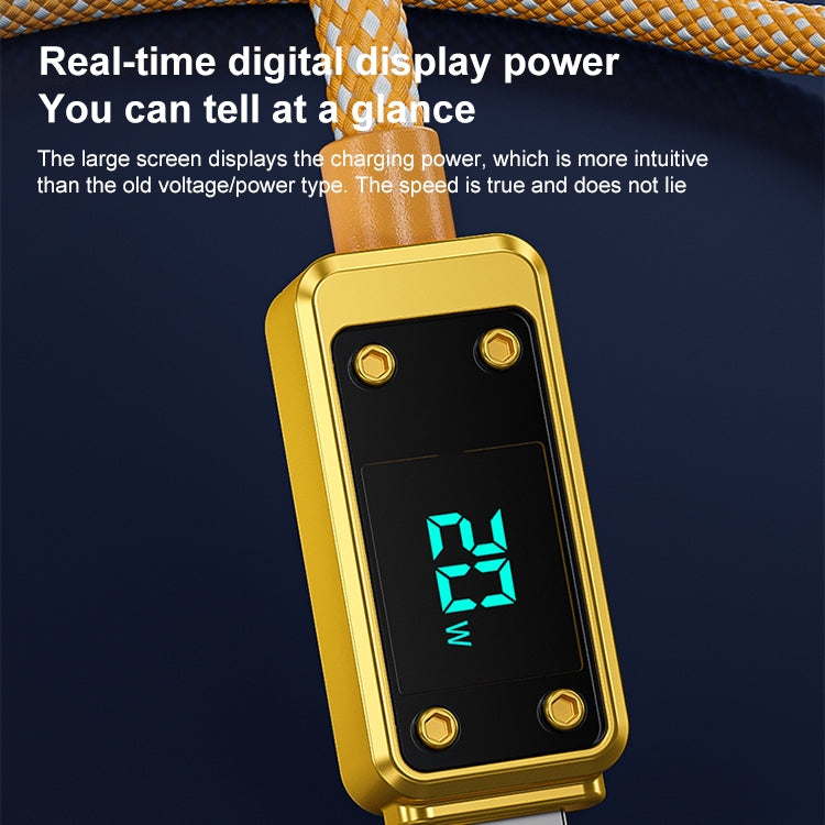 WK WDC-08 PD 20W USB-C/Typ-C auf 8-poliges Digitalanzeige-Datenkabel, Länge: 1m, WDC-08