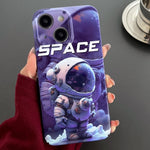 Painted Pattern Precise Hole PC Phone Case, For iPhone 14 Plus