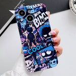 Painted Pattern Precise Hole PC Phone Case, For iPhone 14