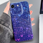 Painted Pattern Precise Hole PC Phone Case, For iPhone SE 2022 / 2020 / 8 / 7