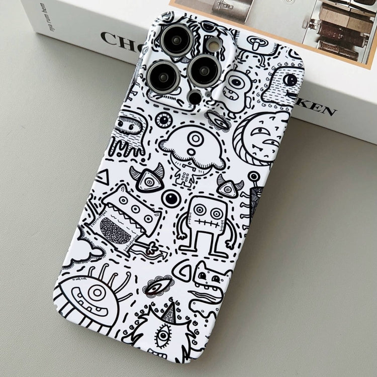 Painted Pattern Precise Hole PC Phone Case, For iPhone 13 Pro Max