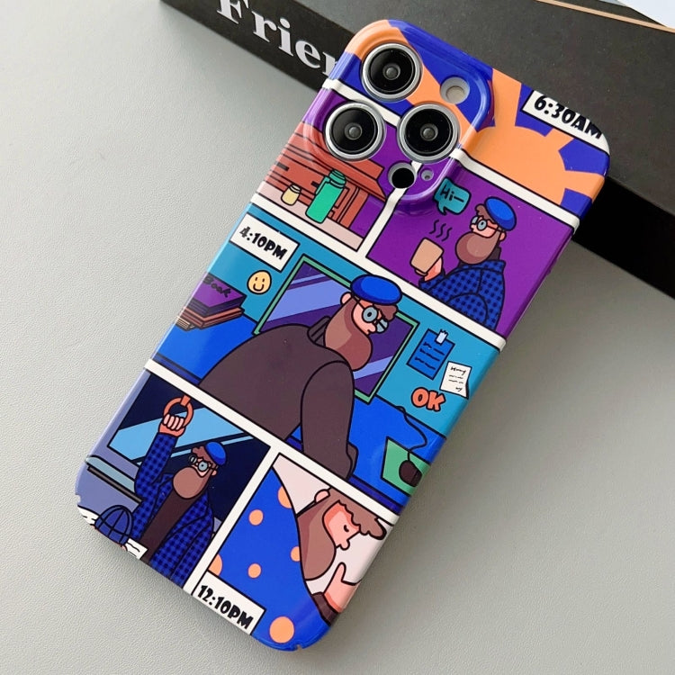 Painted Pattern Precise Hole PC Phone Case, For iPhone 13 Pro
