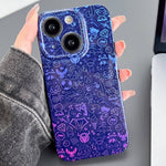 Painted Pattern Precise Hole PC Phone Case, For iPhone 13