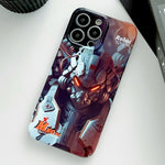 Painted Pattern Precise Hole PC Phone Case, For iPhone 12 Pro Max