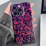 Painted Pattern Precise Hole PC Phone Case, For iPhone 12 Pro Max