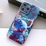 Painted Pattern Precise Hole PC Phone Case, For iPhone 12 Pro