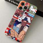 Painted Pattern Precise Hole PC Phone Case, For iPhone 11 Pro
