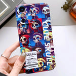 Painted Pattern Precise Hole PC Phone Case, For iPhone X / XS