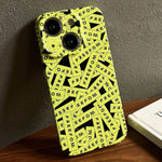 Painted Pattern Precise Hole PC Phone Case, For iPhone 15 Plus