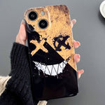 Painted Pattern Precise Hole PC Phone Case, For iPhone 15 Plus