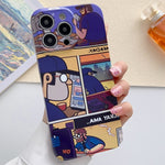 Painted Pattern Precise Hole PC Phone Case, For iPhone 15 Pro
