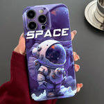 Painted Pattern Precise Hole PC Phone Case, For iPhone 15 Pro