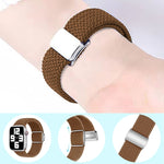 Nylon-Schlaufe Magnetverschluss Uhrenarmband, Für Apple Watch Series 3 38mm, Für Apple Watch Series 3 42mm