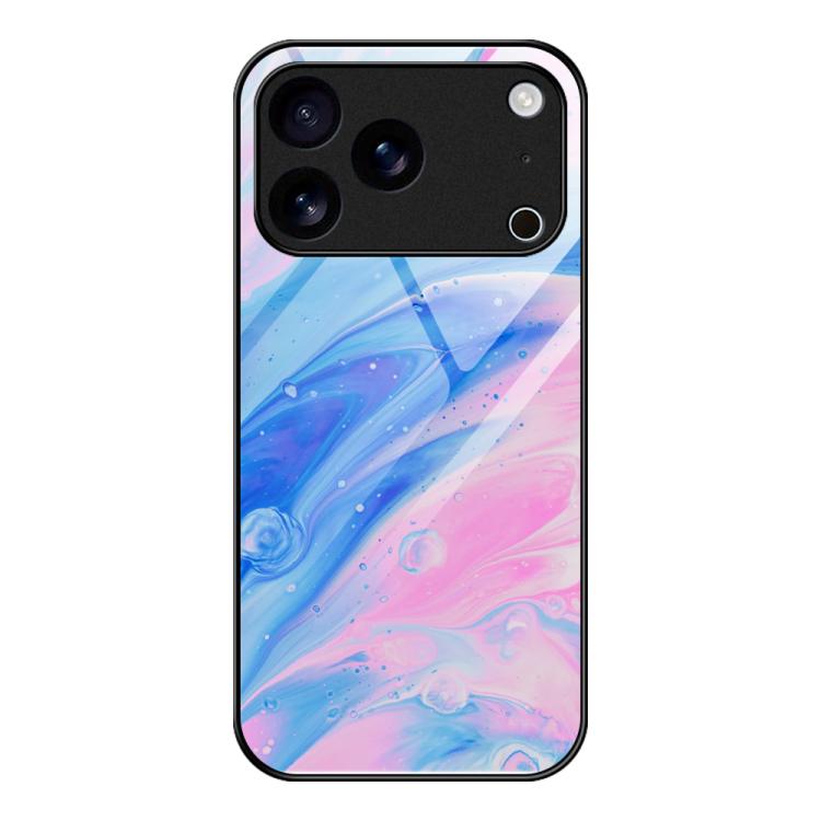Marmor Muster Glas Schutzhülle, Für iPhone 17 Pro Max, Für iPhone 17 Pro, Für iPhone 17, Für iPhone Air, Für iPhone 15 Pro Max, Für iPhone 15 Pro