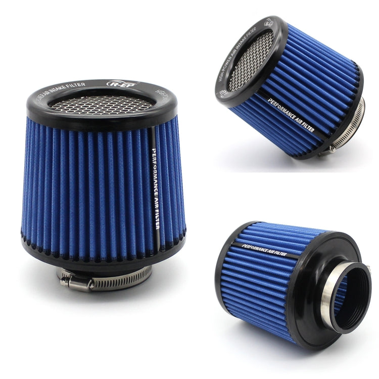 XH-UN077-079 Car High Flow Cold Cone Engine Air Intake Filter, 63mm, 76mm, 101mm
