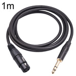 6,35mm 1/4 TRS Stecker zu XLR 3-polige Buchse Mikrofonkabel, 1m, 1,8m, 3m, 5m, 10m