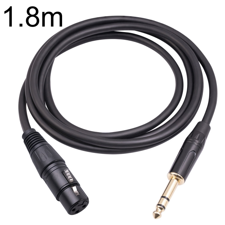 6,35mm 1/4 TRS Stecker zu XLR 3-polige Buchse Mikrofonkabel, 1m, 1,8m, 3m, 5m, 10m