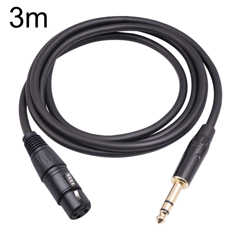 6,35mm 1/4 TRS Stecker zu XLR 3-polige Buchse Mikrofonkabel, 1m, 1,8m, 3m, 5m, 10m