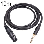 6,35mm 1/4 TRS Stecker zu XLR 3-polige Buchse Mikrofonkabel, 1m, 1,8m, 3m, 5m, 10m