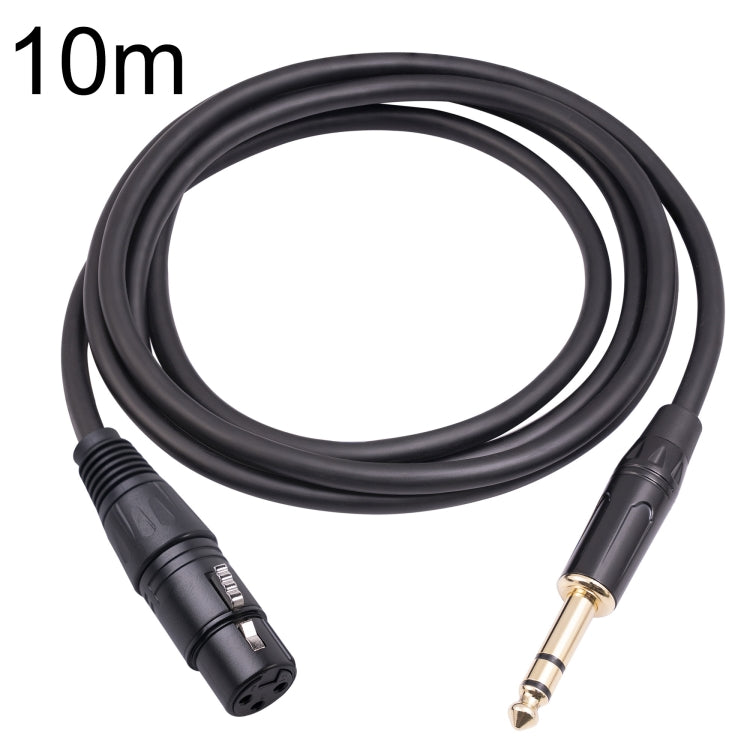 6,35mm 1/4 TRS Stecker zu XLR 3-polige Buchse Mikrofonkabel, 1m, 1,8m, 3m, 5m, 10m