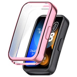 Full Coverage TPU Electroplating Watch Protective Case, For Huawei Band 10 / 9 / 8