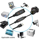USB 3.0 Stecker auf Buchse Super Speed Verlängerungskabel, 5 m, 10 m