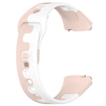 Stitching Two Color Silicone Watch Band, For Redmi Watch 3 Lite