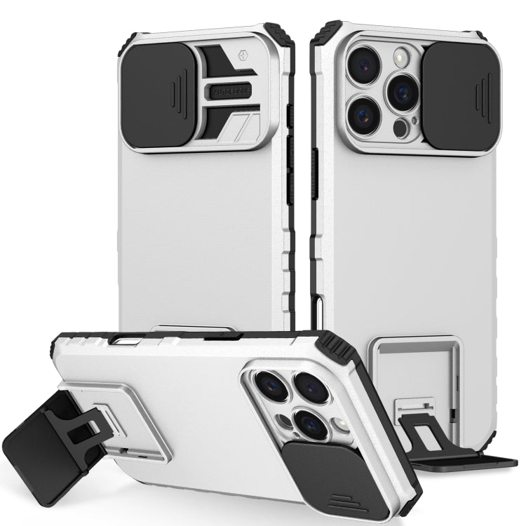 Stereoscopic Holder Sliding Camshield Phone Case, For iPhone 16 Pro Max, For iPhone 16 Pro, For iPhone 16 Plus, For iPhone 16, For iPhone 15 Pro Max, For iPhone 15 Pro