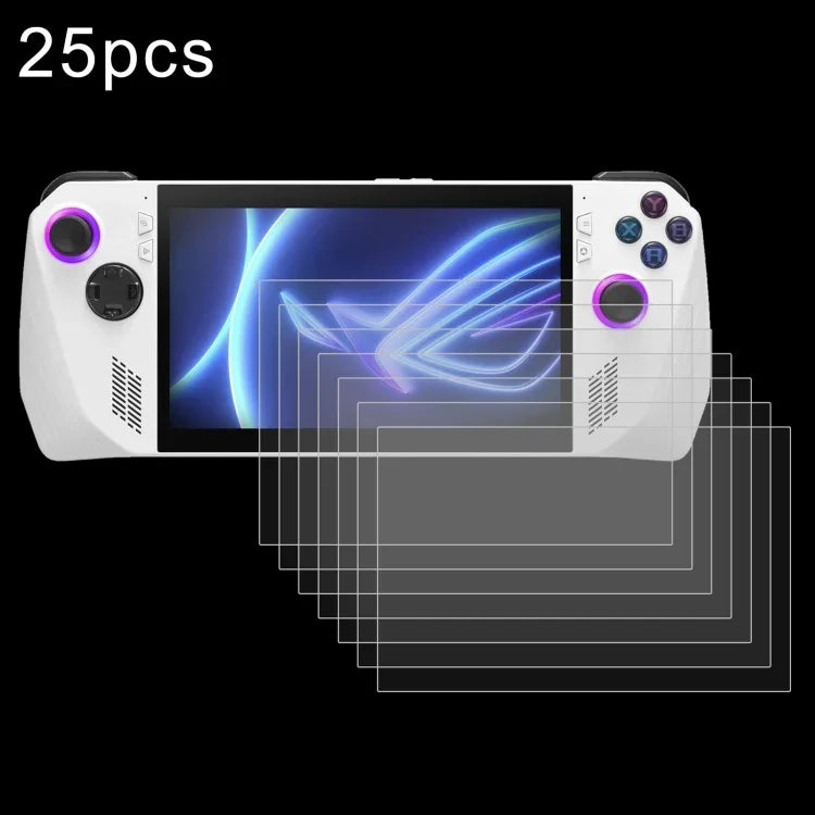25 Stück 9H 0,3 mm explosionsgeschützte Schutzglasfolie, für ASUS Xbox Ally 7,0 Zoll 2025, für ASUS ROG Ally X 7,0, für ASUS ROG Ally