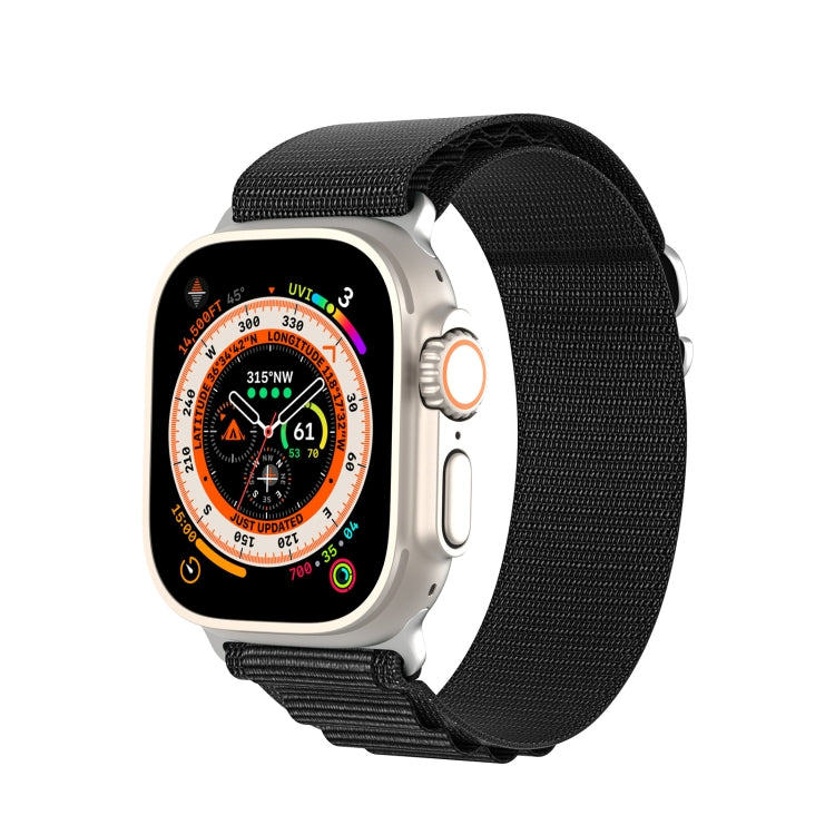 DUX DUCIS GS Serie Nylon-Schlaufenarmband, Für Apple Watch SE 2023 44mm, Für Apple Watch Ultra 49mm, Für Apple Watch SE 2023 40mm, Für Apple Watch Ultra 2 49mm, Für Apple Watch SE 2022 40mm, Für Apple Watch Series 9 45mm, Für Apple Watch Series 9 41mm