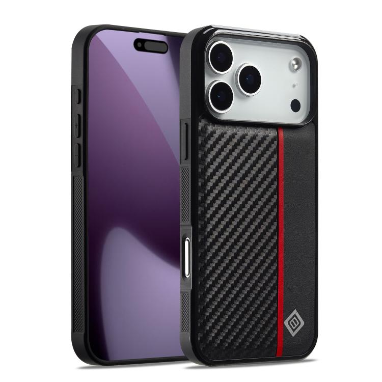 LC.IMEEKE 3-in-1 stoßfeste Handyhülle mit Kohlefaser-Textur, für iPhone 17 Pro Max, für iPhone 17 Pro, für iPhone 17, für iPhone Air, für iPhone 16 Pro Max, für iPhone 16 Pro, für iPhone 16 Plus, für iPhone 16, für iPhone 14 Plus, für iPhone 14