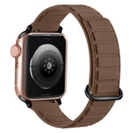 Umgedrehtes magnetisches Silikon-Uhrenarmband mit Schnalle, für Apple Watch Series 8 45mm, für Apple Watch SE 2022 40mm, für Apple Watch SE 2022 44mm