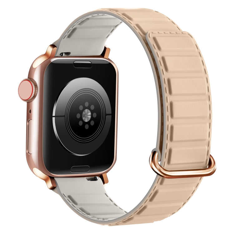 Reverse Buckle Magnetic Silicone Watch Band, For Apple Watch Series 5 44mm, For Apple Watch Series 5 40mm, For Apple Watch Series 4 44mm