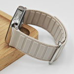 Magnetisches Silikon-Uhrenarmband mit umgekehrter Schnalle, für Apple Watch 38 mm