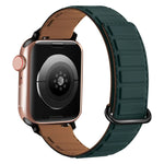 Magnetisches Silikon-Uhrenarmband mit umgekehrter Schnalle, für Apple Watch 38 mm
