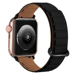 Magnetisches Silikon-Uhrenarmband mit umgekehrter Schnalle, für Apple Watch 38 mm
