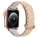 Magnetisches Silikon-Uhrenarmband mit umgekehrter Schnalle, für Apple Watch 38 mm