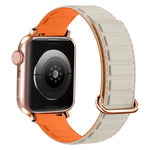 Magnetisches Silikon-Uhrenarmband mit umgekehrter Schnalle, für Apple Watch 38 mm