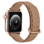 Magnetisches Silikon-Uhrenarmband mit umgekehrter Schnalle, für Apple Watch 38 mm