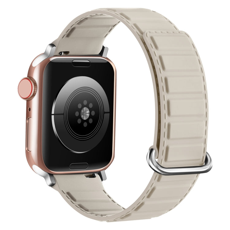 Magnetisches Silikonarmband mit umgekehrter Schnalle, Für Apple Watch SE 2023 40mm, Für Apple Watch Ultra 2 49mm, Für Apple Watch Series 9 45mm