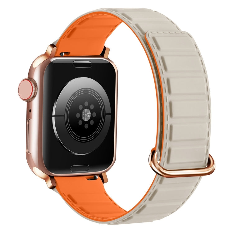 Magnetisches Silikon-Uhrenarmband mit umgekehrter Schnalle, für Apple Watch Series 10 46mm, für Apple Watch Series 10 42mm, für Apple Watch SE 2023 44mm