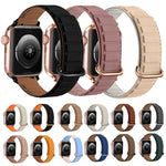 Magnetisches Silikon-Uhrenarmband mit umgekehrter Schnalle, für Apple Watch 38 mm