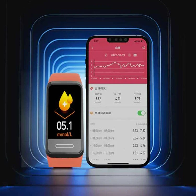 SPOVAN H03 Smart-Armband mit 1,14 Zoll TFT-HD-Bildschirm und Unterstützung für Schlafüberwachung