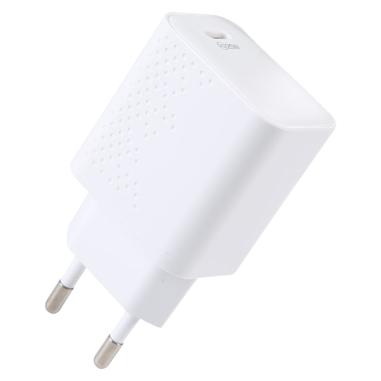 LZ-105PD 25W USB-C / Type-C Ports Netzladegerät mit Punktmuster, US-Stecker, EU-Stecker